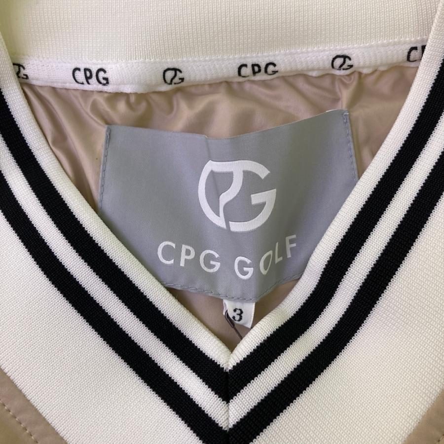 【新品】CPG GOLF シーピージーゴルフ 2103-24118 ベスト  ホワイト系 3 ゴルフウェア メンズ_5