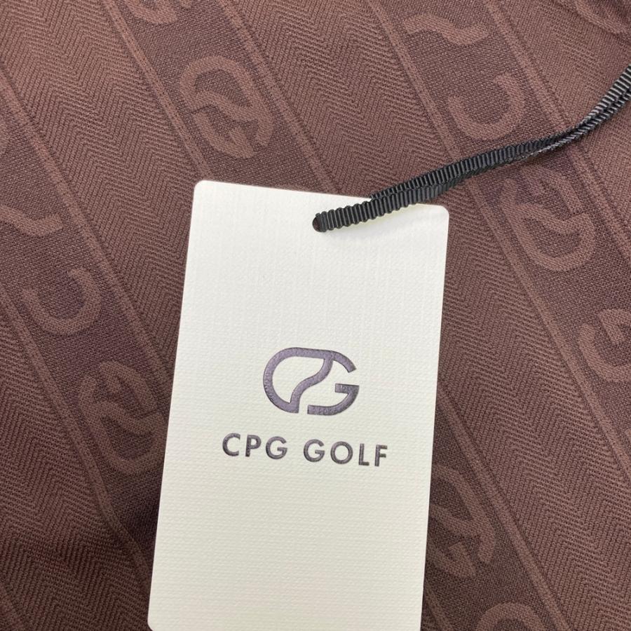 サイズ：3 CPG GOLF シーピージーゴルフ 2109-24203 長袖モックネックTシャツ  ブラウン系 [240101676515] ゴルフウェア メンズ ストスト CPG GOLF 【新品】CPG GOLF シーピージーゴルフ 2109-24203 長袖モック