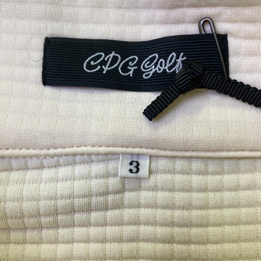【新品】CPG GOLF シーピージーゴルフ 2103-25223 ハーフジップ スウェット  ホワイト系 3 ゴルフウェア メンズ_6