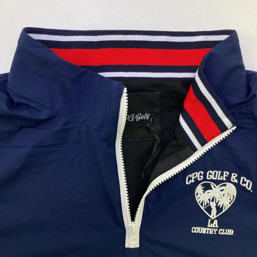 【新品】CPG GOLF シーピージーゴルフ 2203-25230 ブルゾン ネイビー系 4 ゴルフウェア メンズ_2