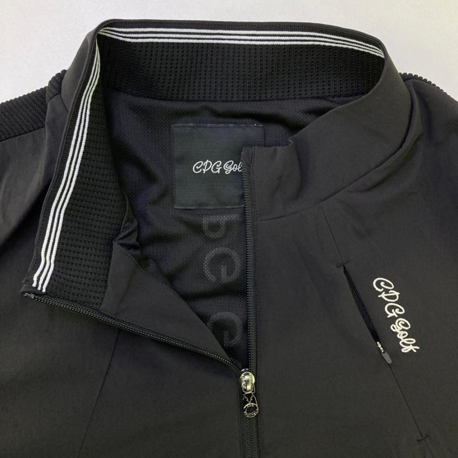 【新品】CPG GOLF シーピージーゴルフ 2103-25245 ブルゾン ブラック系 5 ゴルフウェア メンズ_2
