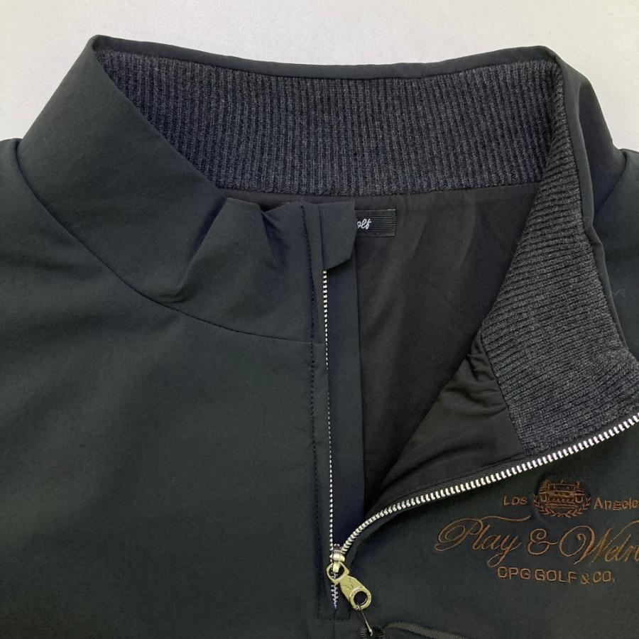 【新品】CPG GOLF シーピージーゴルフ 2203-25238 ブルゾン ブラック系 5 ゴルフウェア メンズ_2