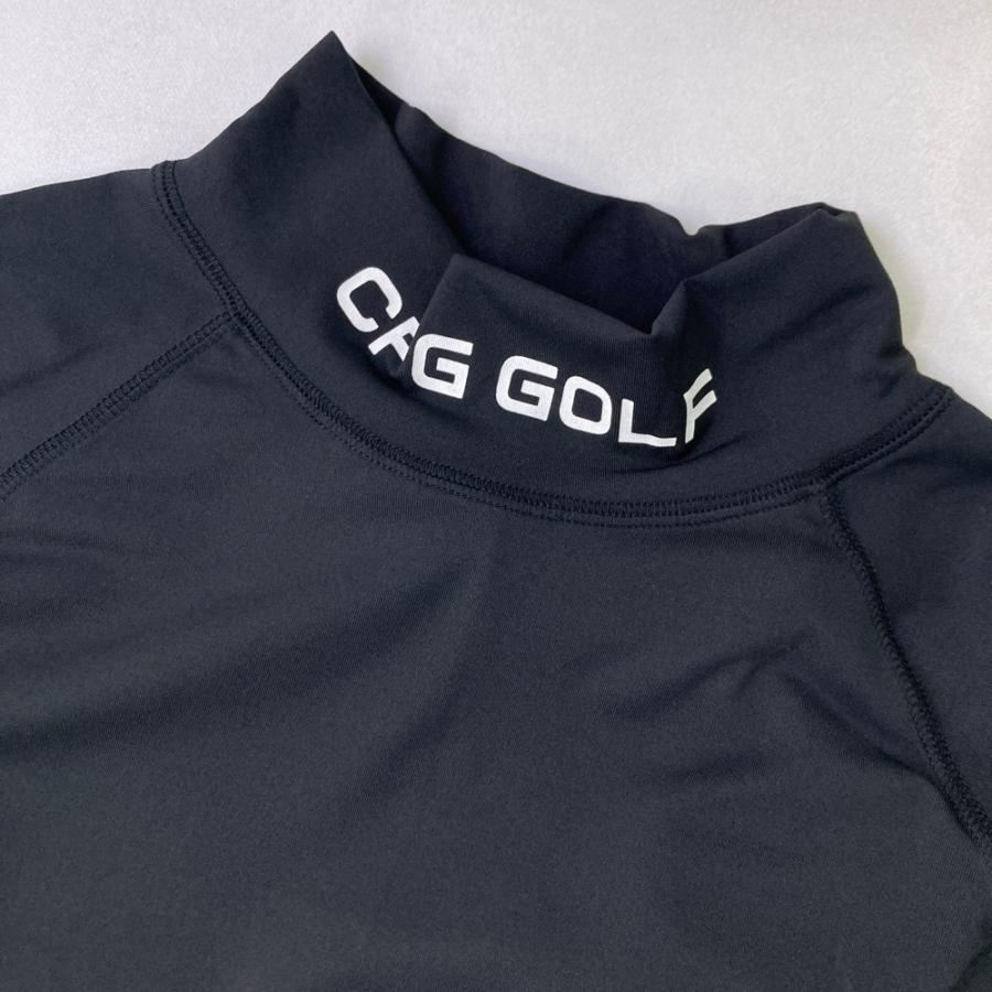 サイズ：5 CPG GOLF シーピージーゴルフ 2109-25125 長袖モックネックTシャツ  ブラック系 [240101676613] ゴルフウェア メンズ ストスト 新品】CPG GOLF シーピージーゴルフ 2109-25125 長袖モックネックT