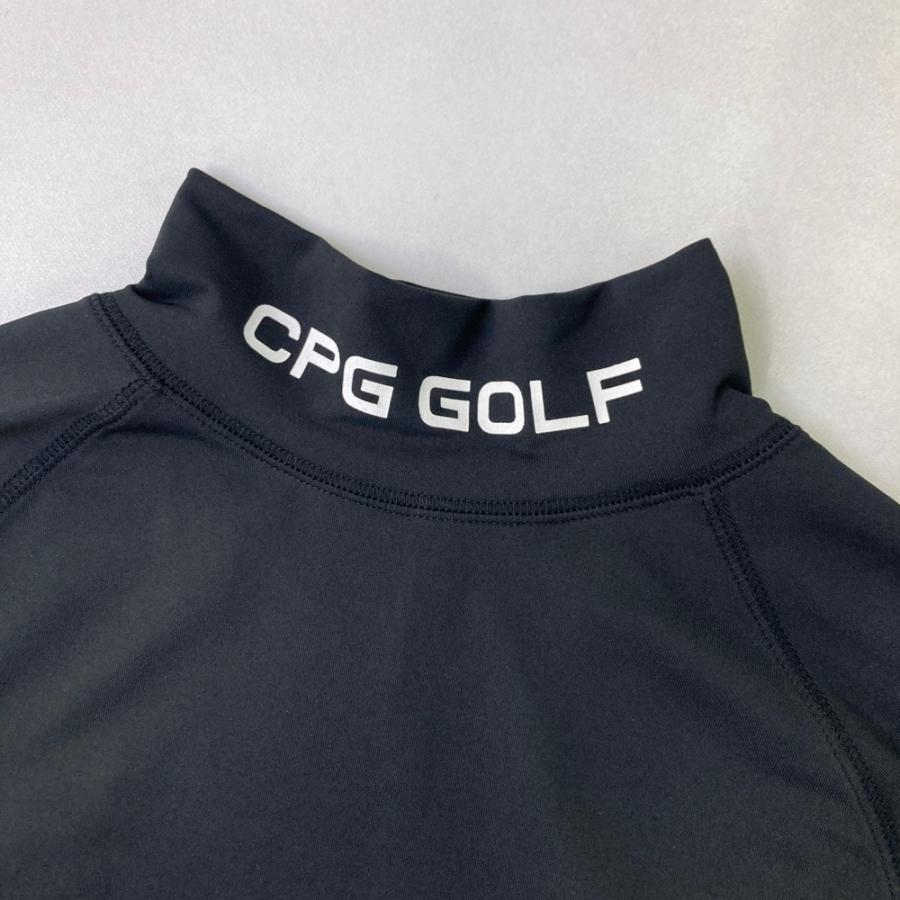 サイズ：2 CPG GOLF シーピージーゴルフ 2109-25125 長袖モックネックTシャツ  ブラック系 [240101676619] ゴルフウェア メンズ ストスト 新品】CPG GOLF シーピージーゴルフ 2109-25125 長袖モックネックT