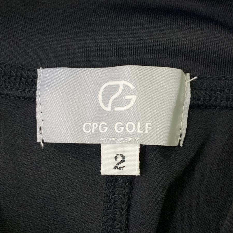 サイズ：2 CPG GOLF シーピージーゴルフ 2109-25125 長袖モックネックTシャツ  ブラック系 [240101676619] ゴルフウェア メンズ ストスト 新品】CPG GOLF シーピージーゴルフ 2109-25125 長袖モックネックT