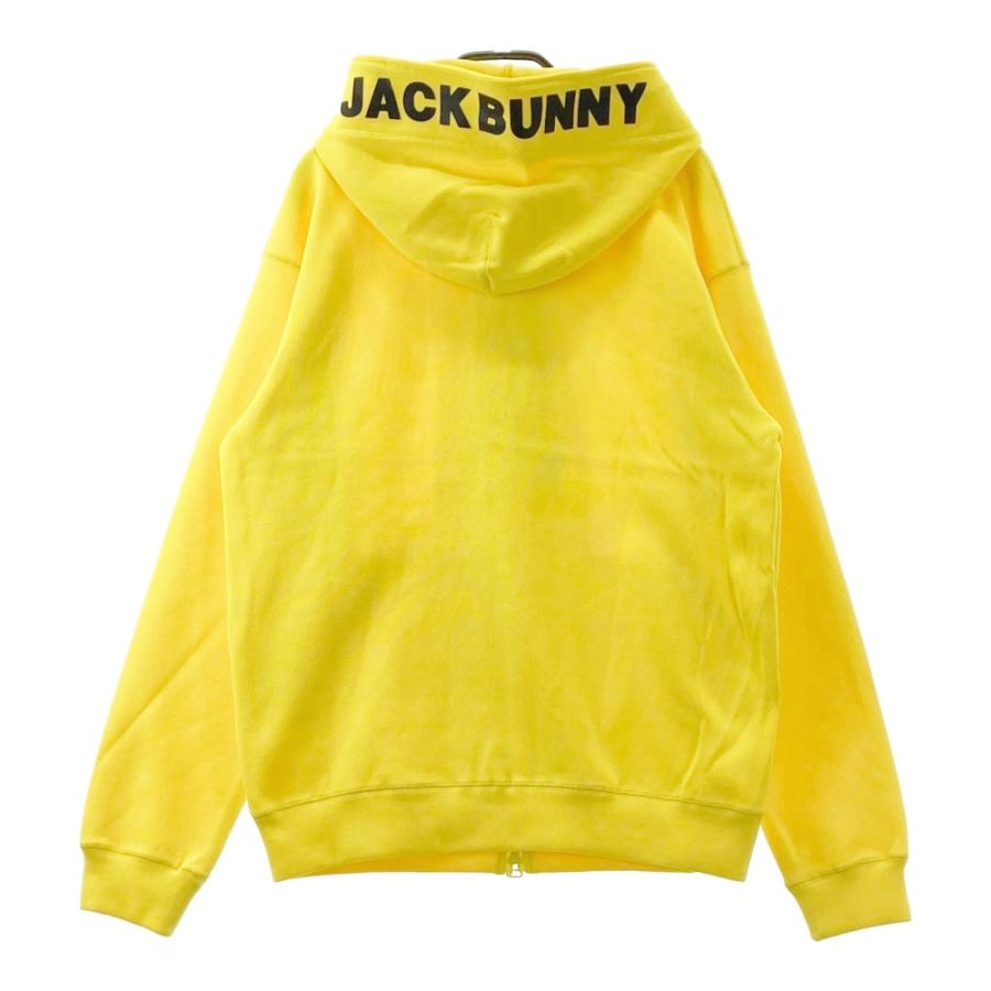 サイズ：4 JACK BUNNY ジャックバニー  ニットジップパーカー  イエロー系 [240101676834] ゴルフウェア メンズ ストスト JACK BUNNY ジャックバニー ニットジップパーカー イエロー系 4 ゴルフ