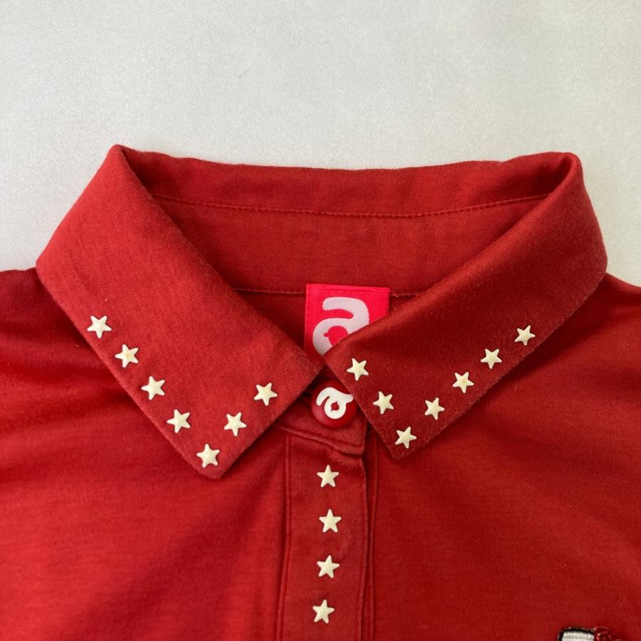新品 専用 アルチビオ ポロシャツ｜中古ゴルフウェア通販 ARCHIVIO(アルチビオ) レディース サイズ40 レッド ポロシャツ 長袖 archivio レディースウェア