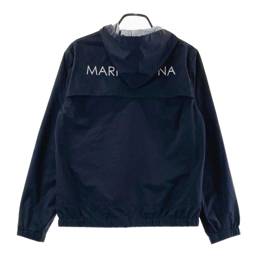 MARK&LONA マークアンドロナ 長袖ジップパーカー ジャケット ネイビー系 S ゴルフウェア メンズ_1
