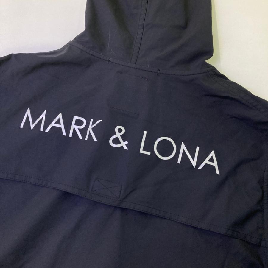 MARK&LONA マークアンドロナ 長袖ジップパーカー ジャケット ネイビー系 S ゴルフウェア メンズ_5