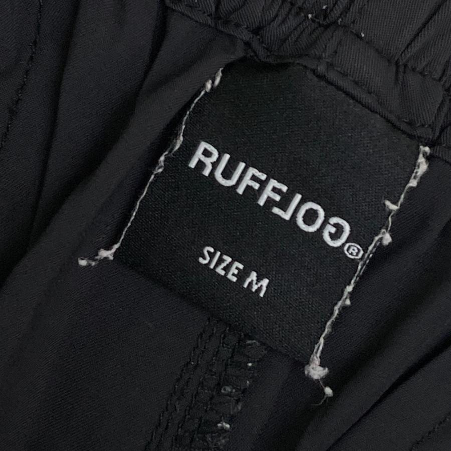 未使用　ラフロッグ　ハーフパンツ　サイズM RUFFLOG RUFFLOG ラフロッグ ストレッチ ハーフパンツ ブラック系 M ゴルフ