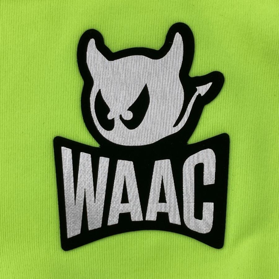 新品】WAAC ワック ハイネック半袖 Tシャツ イエロー系 2 ゴルフウェア