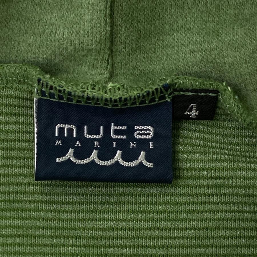 muta MARINE（ムータマリン） ニット パーカー プルオーバー グリーン 
