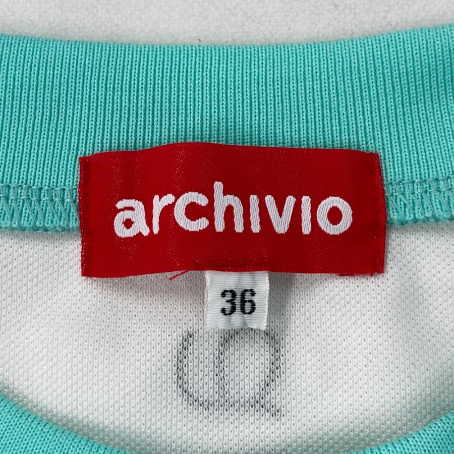 ARCHIVIO アルチビオ ノースリーブシャツ グリーン系 36 ゴルフウェア
