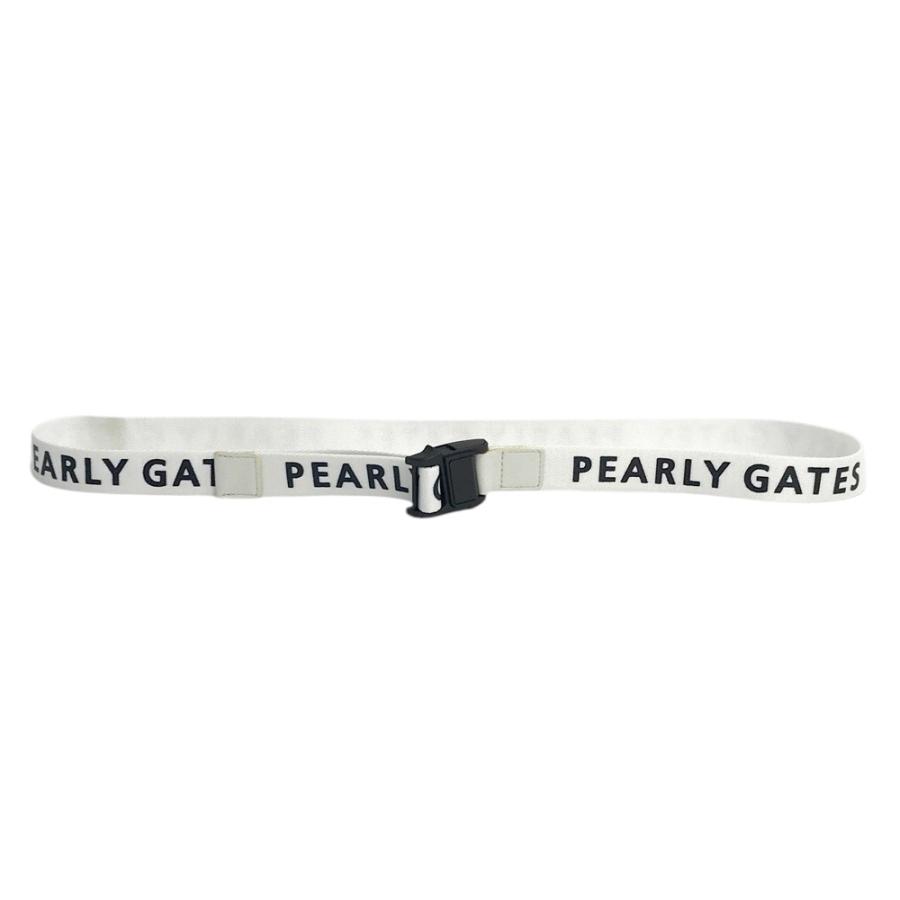 PEARLY GATES パーリーゲイツ テープベルト マグネット ホワイト系