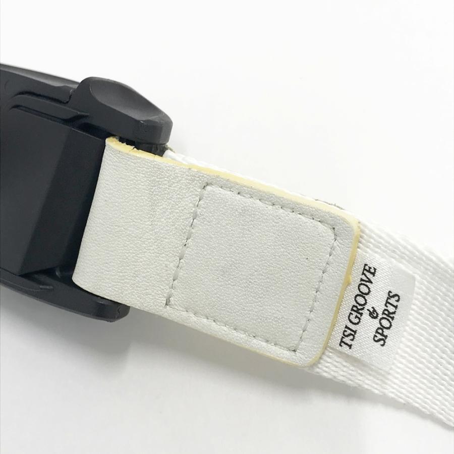 PEARLY GATES パーリーゲイツ テープベルト マグネット ホワイト系