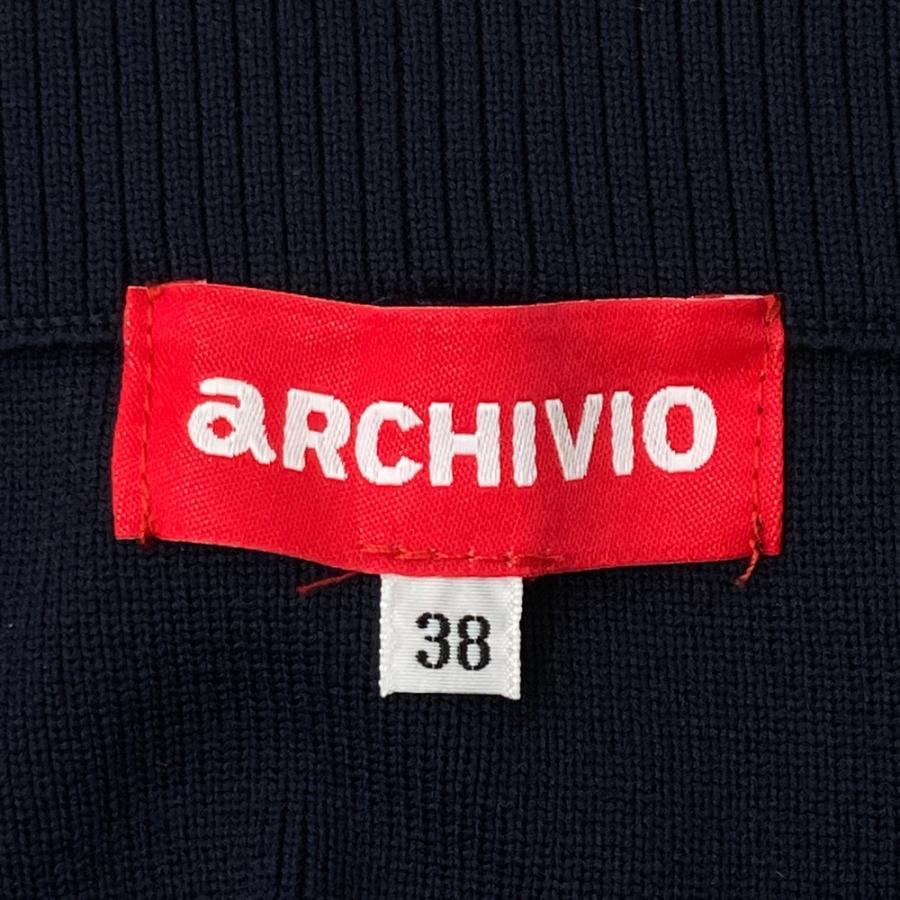 ARCHIVIO アルチビオ ニットスカート ネイビー系 38 ゴルフウェア