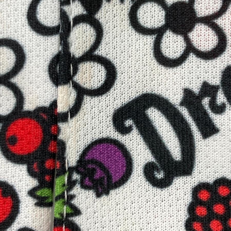 Dance With Dragonあくびちゃん 総柄ゴルフポロシャツ 2 美品 Dance With Dragon（ダンスウィズドラゴン） ×タツノコプロ 半袖