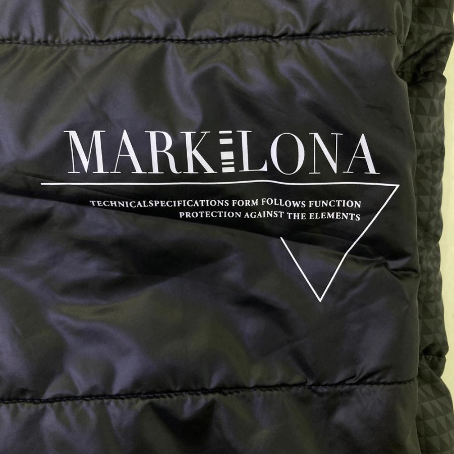 MARK&LONA マークアンドロナ ;2025年モデル ダウン ジップベスト 総柄