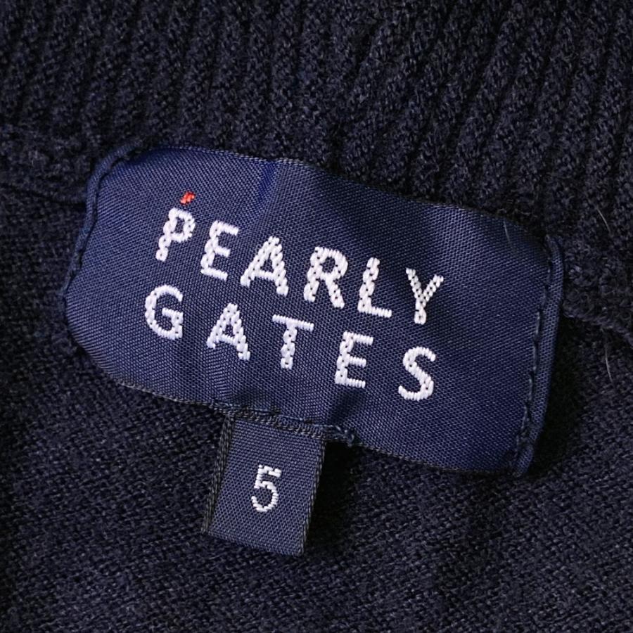 PEARLY GATES パーリーゲイツ ニット パーカー ネイビー系 5 ゴルフ