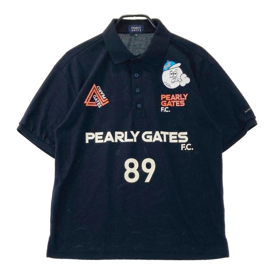 PEARLY GATES パーリーゲイツ 2024年 半袖ポロシャツ ネイビー系 4