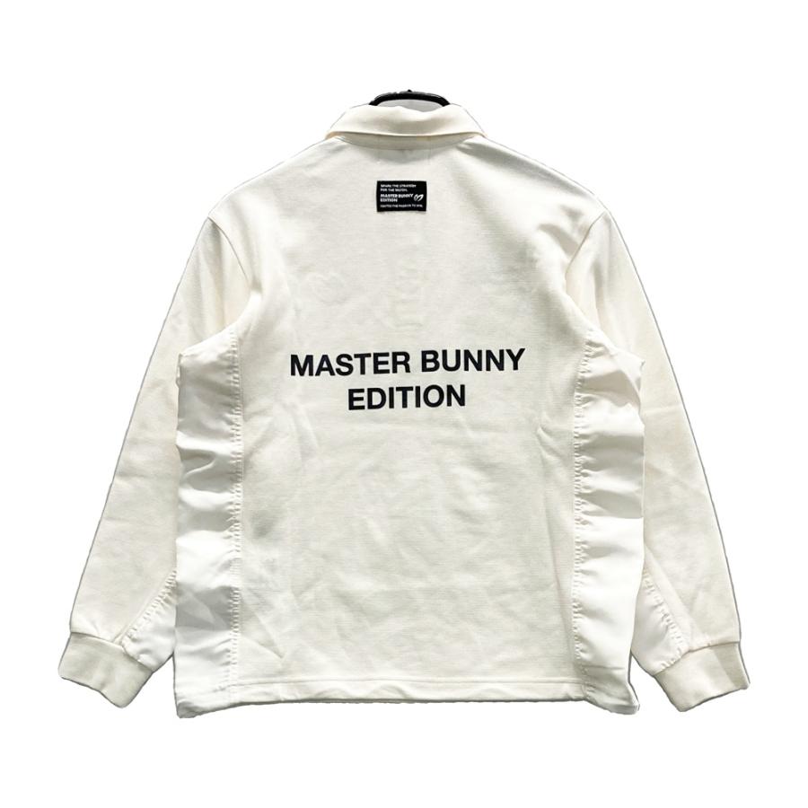 サイズ：0 MASTER BUNNY EDITION マスターバニーエディション 2025年 長袖ポロシャツ  ホワイト系 [240101679019] ゴルフウェア レディース ストスト MASTER BUNNY EDITION マスターバニーエディション 2025年 長袖