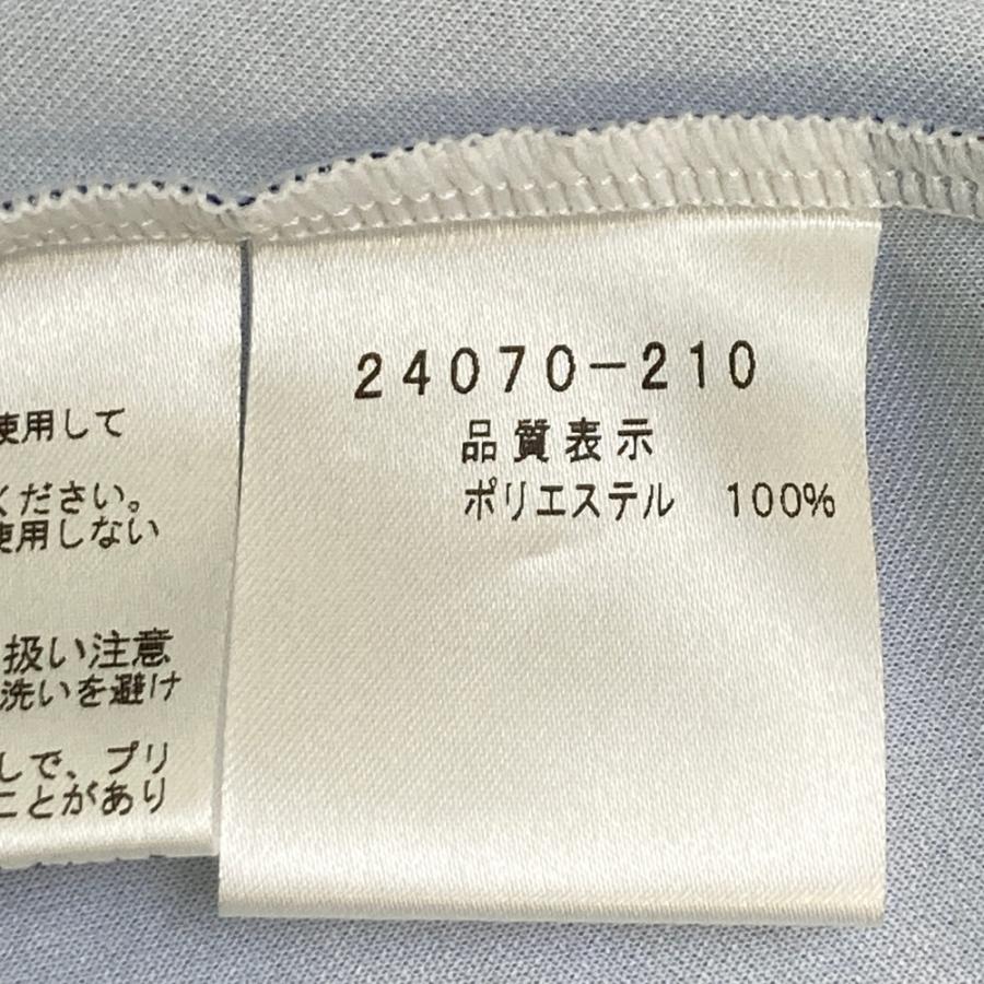 CASTELBAJAC ジップアップワンピース 42 CASTELBAJAC カステルバジャック 半袖ワンピース ハーフジップ 総柄