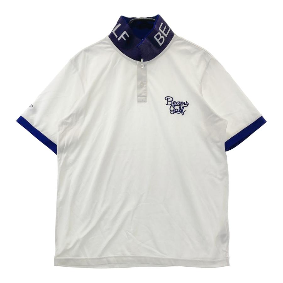 BEAMSGOLF ポロシャツ ホワイト BEAMS GOLF（ビームス ゴルフ） ロゴ