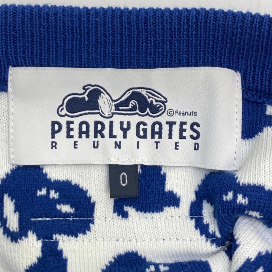 PEARLY GATES × Snoopy セーター PEARLY GATES パーリーゲイツ ×PEANUTS ニットセーター スヌーピー柄