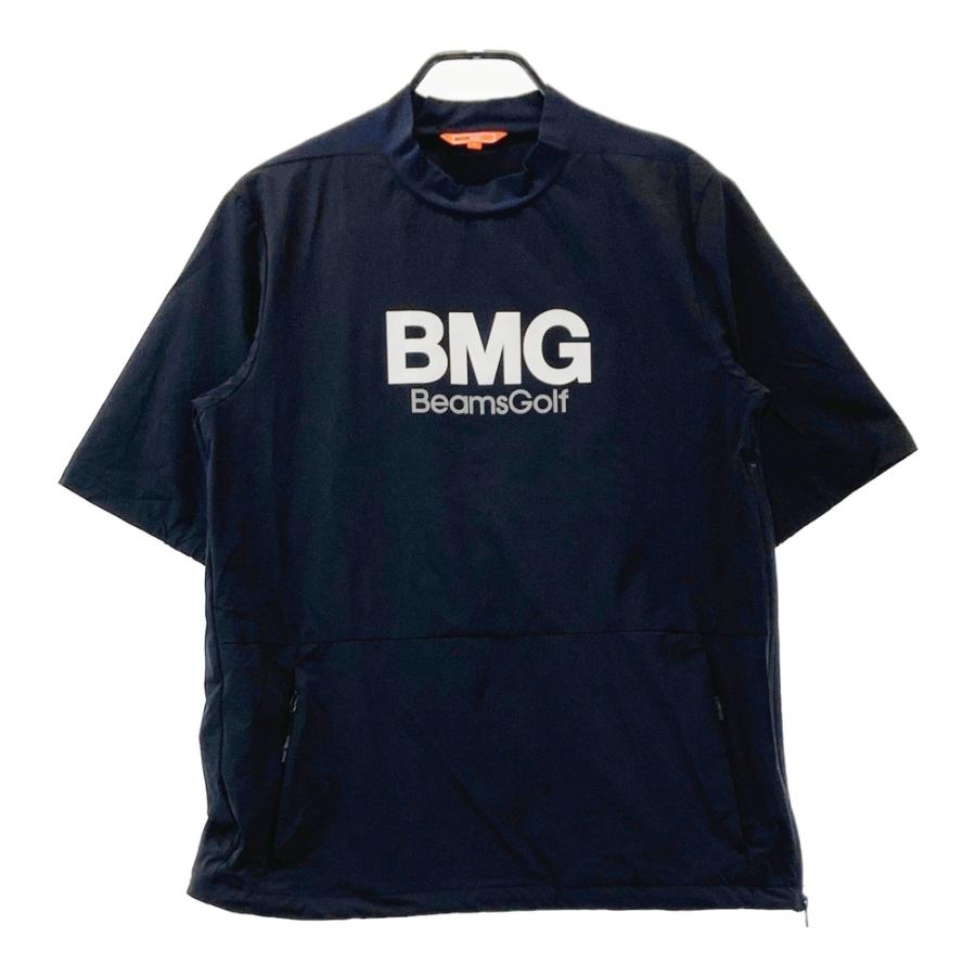 BEAMS GOLF ビームスゴルフ ナイロン 半袖ブルゾン ブラック系 S 