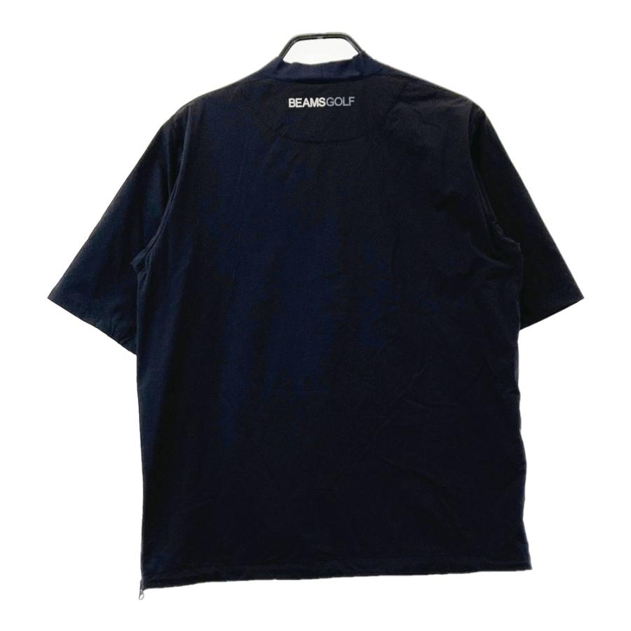 BEAMS GOLF ビームスゴルフ ナイロン 半袖ブルゾン ブラック系 S 