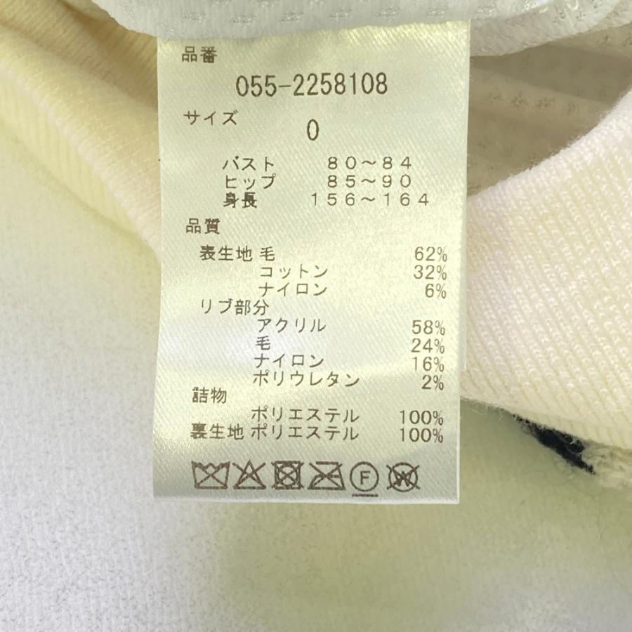 PEARLY GATES パーリーゲイツ  編み物 中綿限りない 点点柄 白いこと系 0 ゴルフ御召しもの レディース