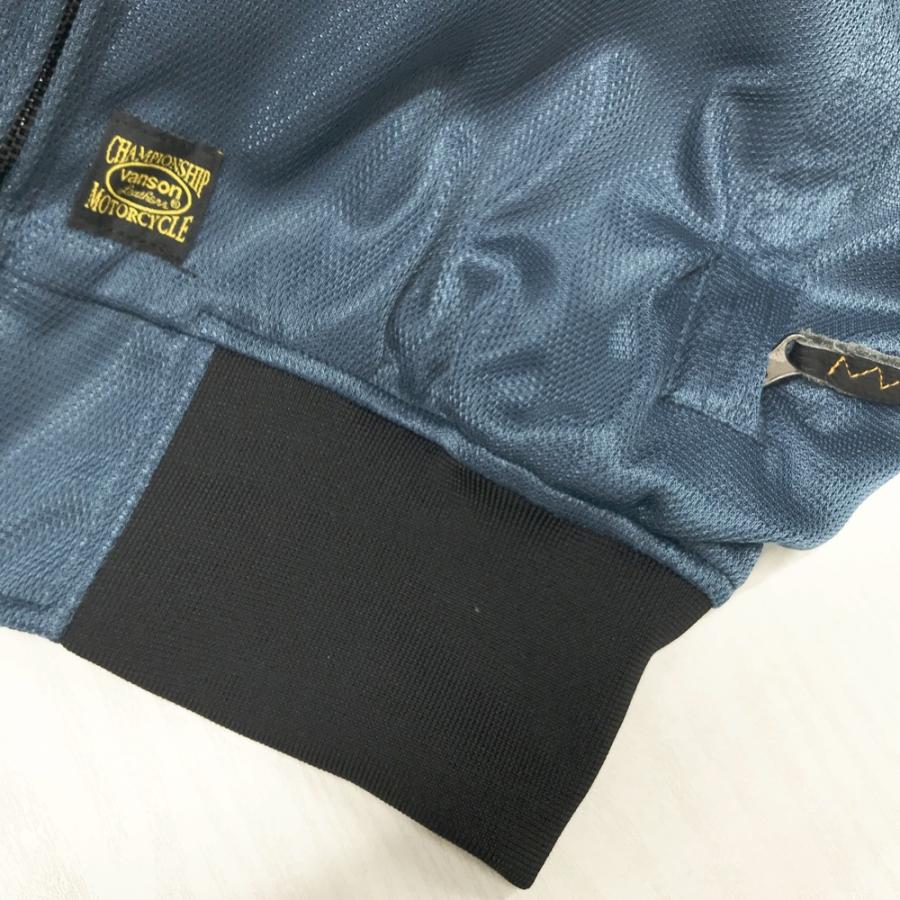 VANSON バンソン VSE25101S メッシュジャケット MA-1 ネイビー系 XL