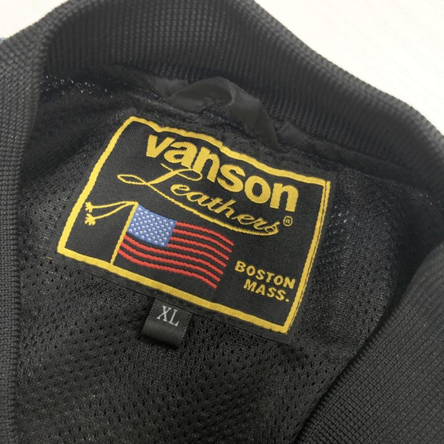 VANSON バンソン VSE25101S メッシュジャケット MA-1 ネイビー系 XL