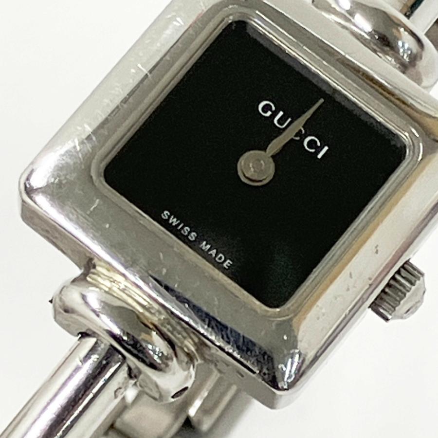 GUCCI グッチ 1900L スクエアフェイス 腕時計 シルバー系 : ブランド