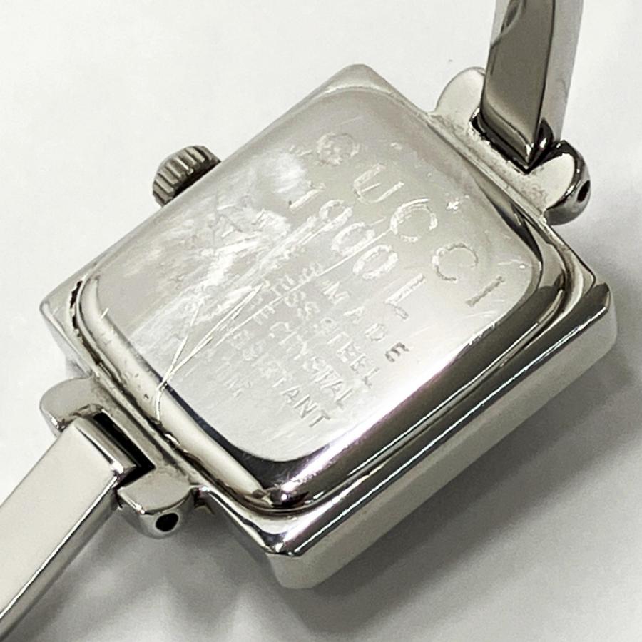GUCCI グッチ 1900L スクエアフェイス 腕時計 シルバー系 : ブランド