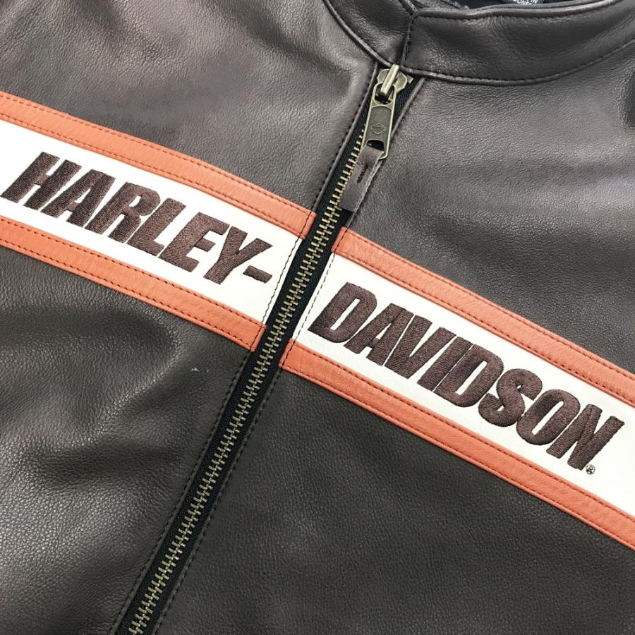 HARLEY DAVIDSON ハーレーダビッドソン 98001-23VM レザージャケット VictoryLane II ブラウン系 M バイクウェア メンズ