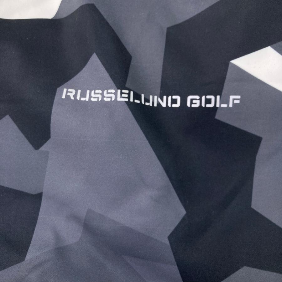 Russeluno（ラッセルノ） ブルゾン ビッグマスクルチャ 総柄 グレー系