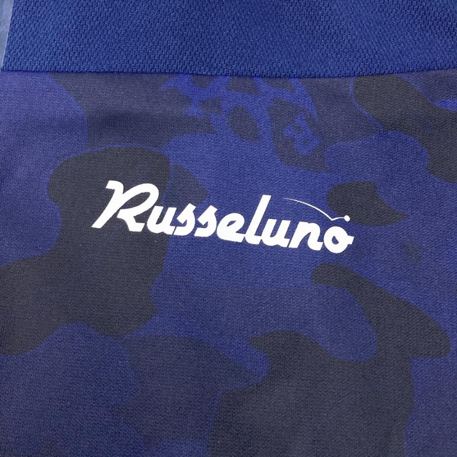 RUSSELUNO ラッセルノ ハーフジップ 半袖ポロシャツ ネイビー系 5