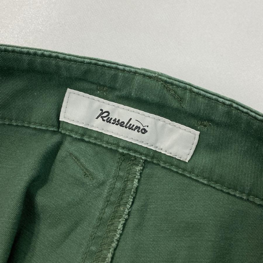 Russeluno（ラッセルノ） ストレッチパンツ グリーン系 6 ゴルフウェア