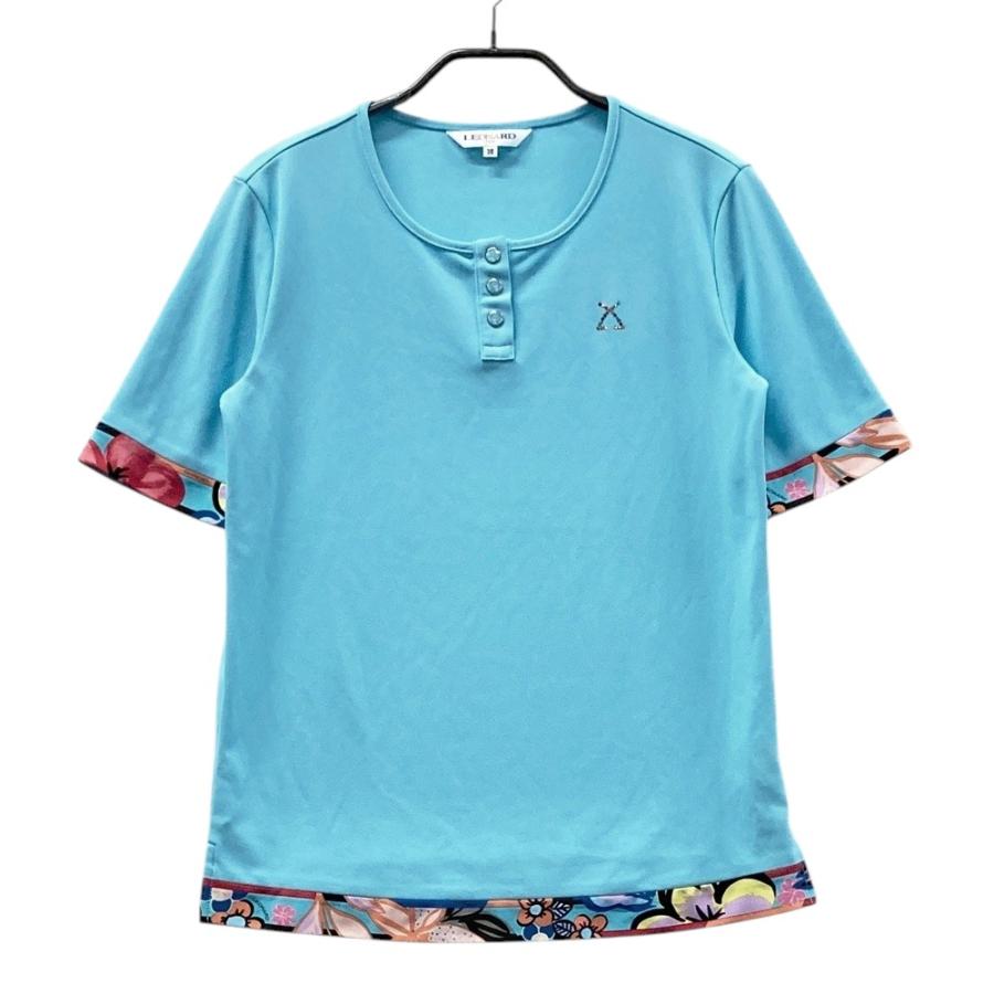 近年 極美品 LEONARD SPORT レオナールスポーツ 半袖Tシャツ L LEONARD（レオナール） LEONARD SPORT スポーツ 半袖Tシャツ ライン