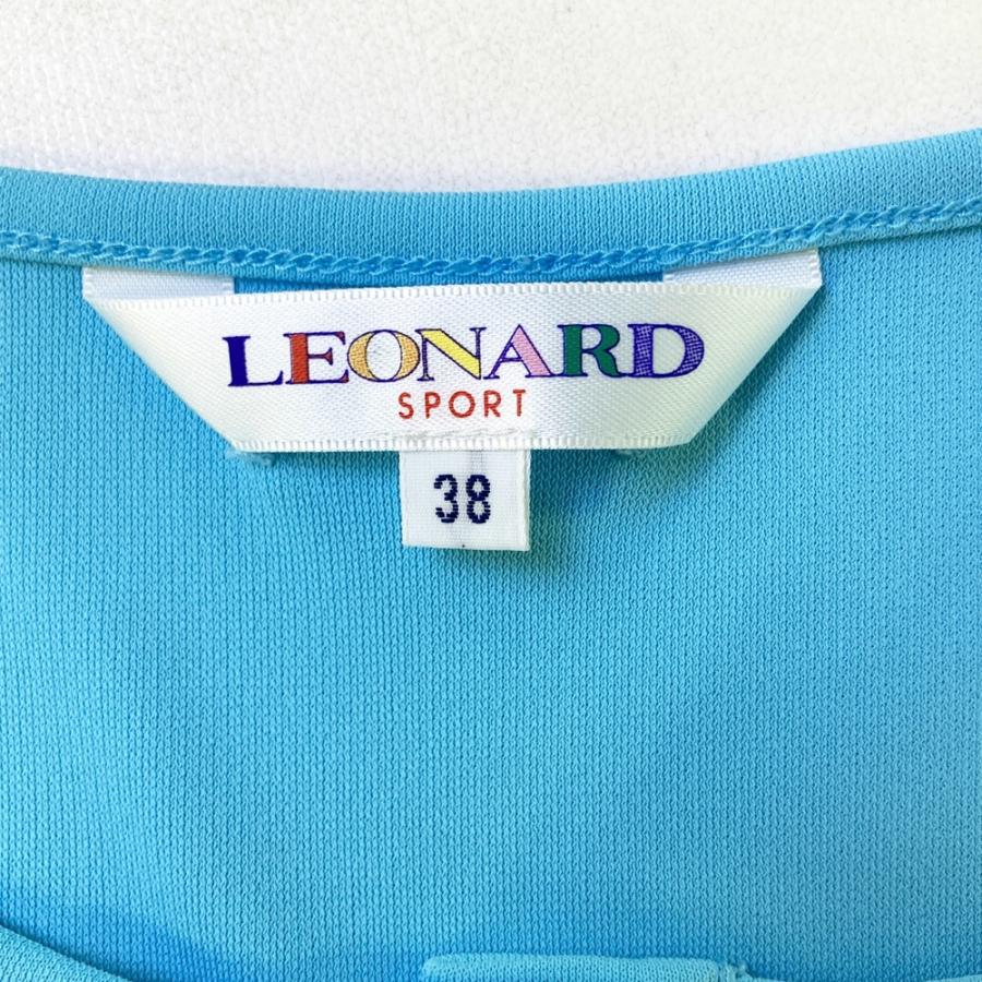 LEONARD SPORT レオナール スポーツ 半袖Tシャツ ラインストーン