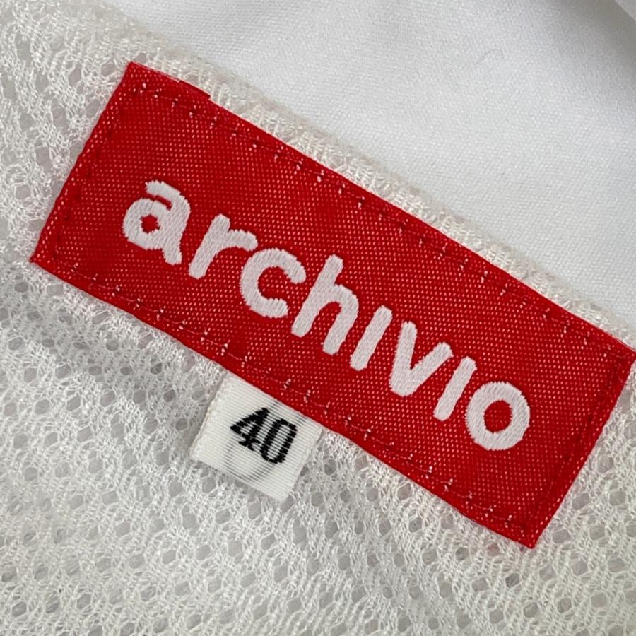 ARCHIVIO アルチビオ 2024年モデル 裏メッシュ 長袖 ジップジャケット