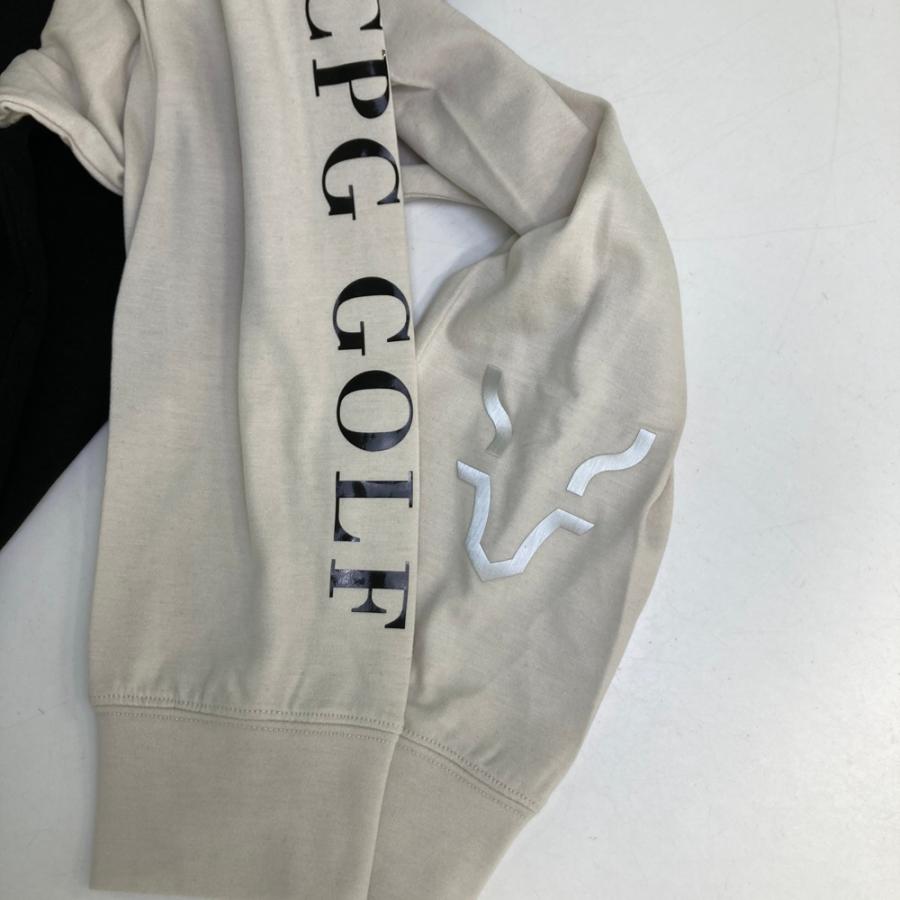 サイズ：3 CPG GOLF シーピージーゴルフ 2109-24210 長袖モックネックTシャツ  ブラック系 [240101682314] ゴルフウェア メンズ ストスト 新品】CPG GOLF シーピージーゴルフ 2109-24210 長袖モックネックT