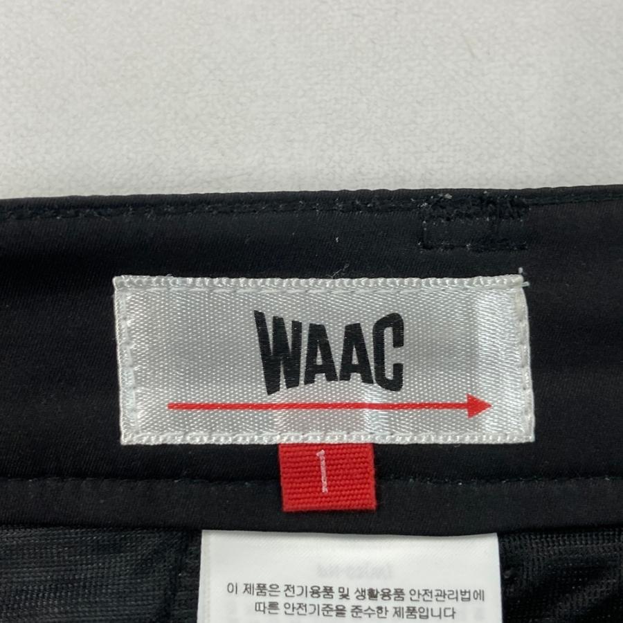 WAAC ワック ロングパンツ 総柄 ブラック系 1 ゴルフウェア メンズ