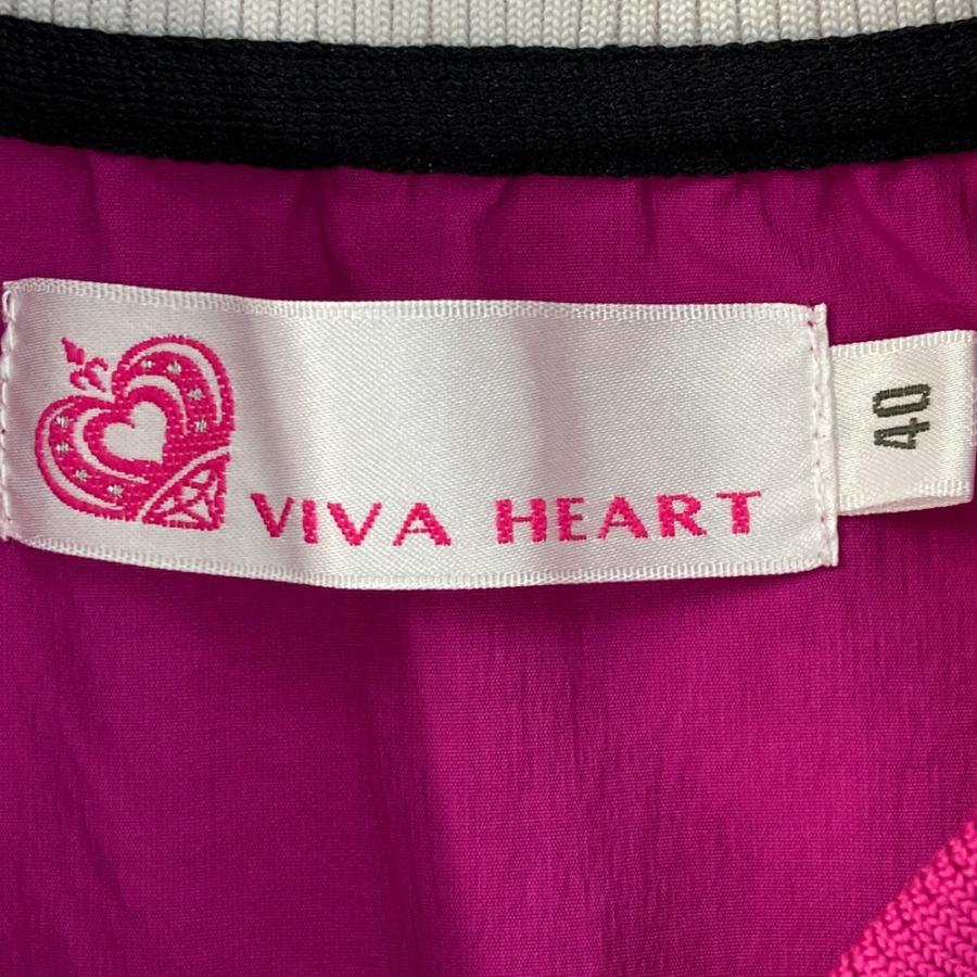 Viva Heart ジャケット ピンク 40 VIVA HEART（ビバハート） 長袖ジャケット ピンク系 40 ゴルフウェア