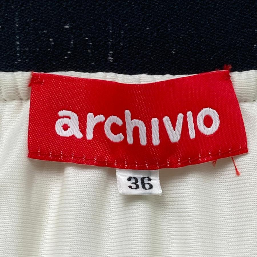 ARCHIVIO アルチビオ プリーツスカート ホワイト系 36 ゴルフウェア