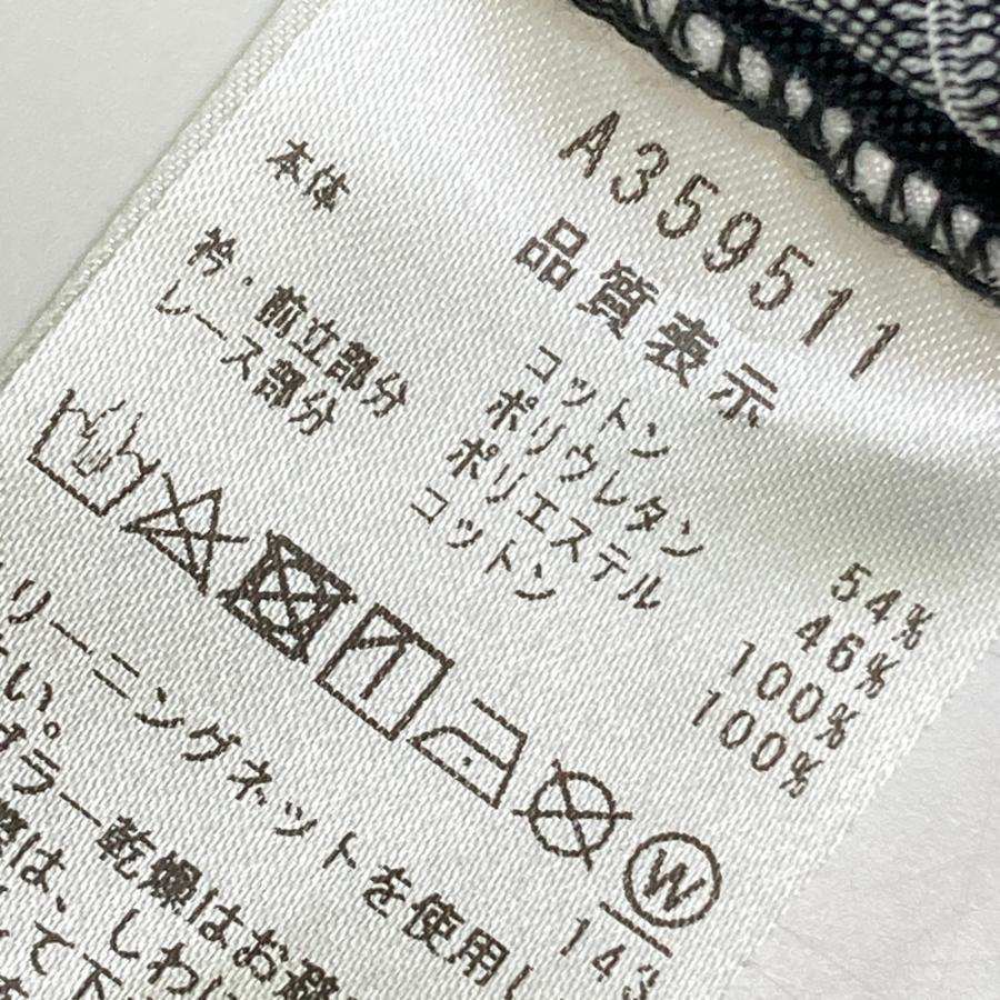 新品未使用 アルチビオ ゴルフ ノースリーブ ウェア ブラック サイズ36 ARCHIVIO アルチビオ ノースリーブポロシャツ ストライプ柄 ブラック系