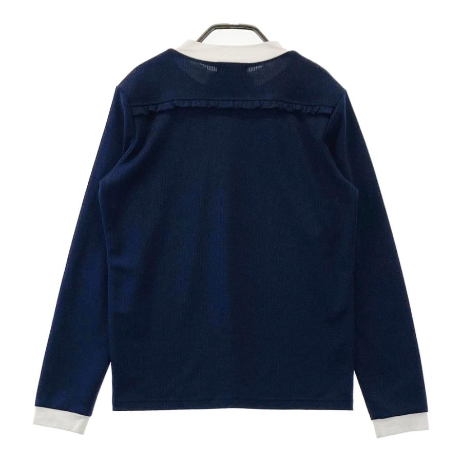 archivio ハイネックシャツ ネイビー ゴルフウェア ARCHIVIO アルチビオ ハイネック 長袖Tシャツ ネイビー系 36 ゴルフ