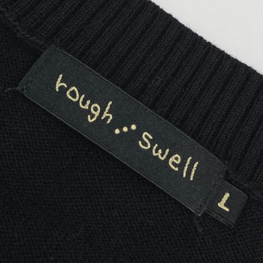 rough ＆swell ゴルフウェアベスト M 黒 ROUGH&SWELL ラフアンドスウェル 2024年モデル ニットベスト ブラック