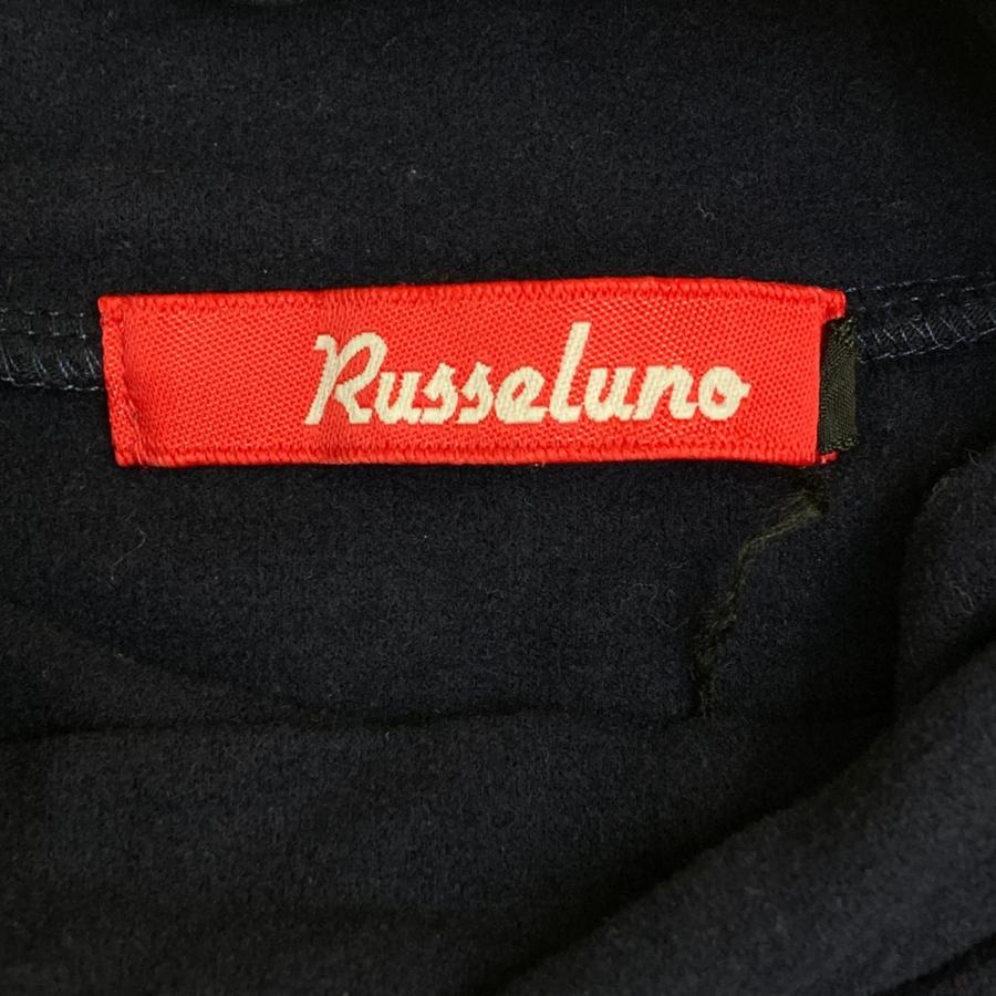 RUSSELUNO ラッセルノ タートルネック 長袖Tシャツ ルチャ ネイビー系